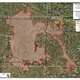 Burn area of the Rhea fire as of April 16th.